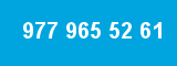 977 965 52 61 977 965 52 61